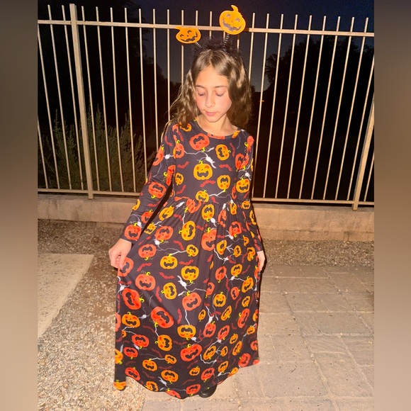Pumpkin Halloween Dress 🎃🦇 - Picture 1 of 4